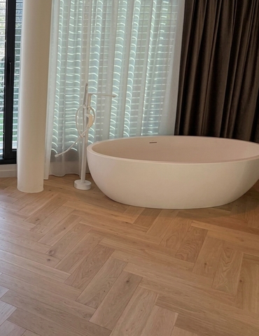 ME Floor Old Canvas Herringbone at French Riviera